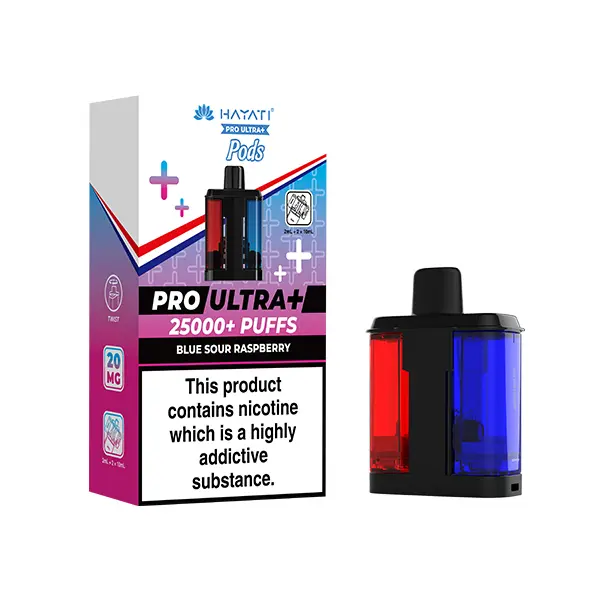Hayati Pro Ultra Plus 25000+ Refill Pods Blue Sour Raspberry