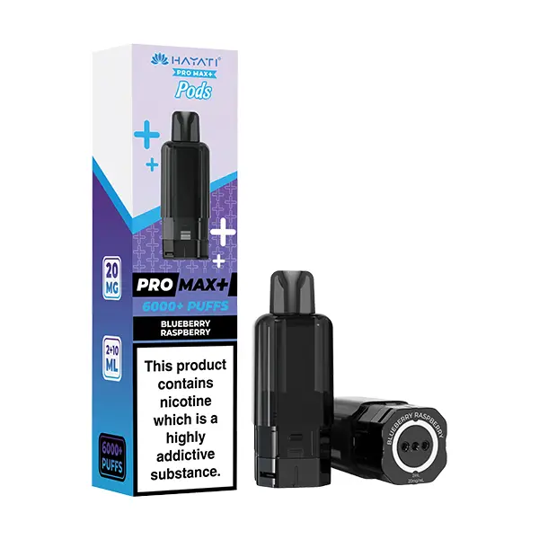 Hayati Pro Max 6000+ Refill Pods Blueberry Raspberry