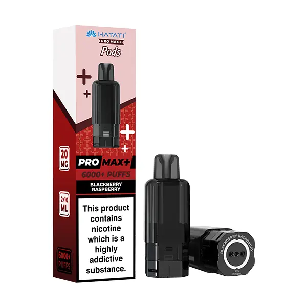 Hayati Pro Max 6000+ Refill Pods Blackberry Raspberry