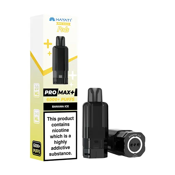 Hayati Pro Max 6000+ Refill Pods Banana Ice