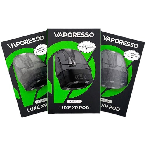 VAPORESSO LUXE XR REPLACEMENT PODS - 2 PACK - MTL DTL RDL