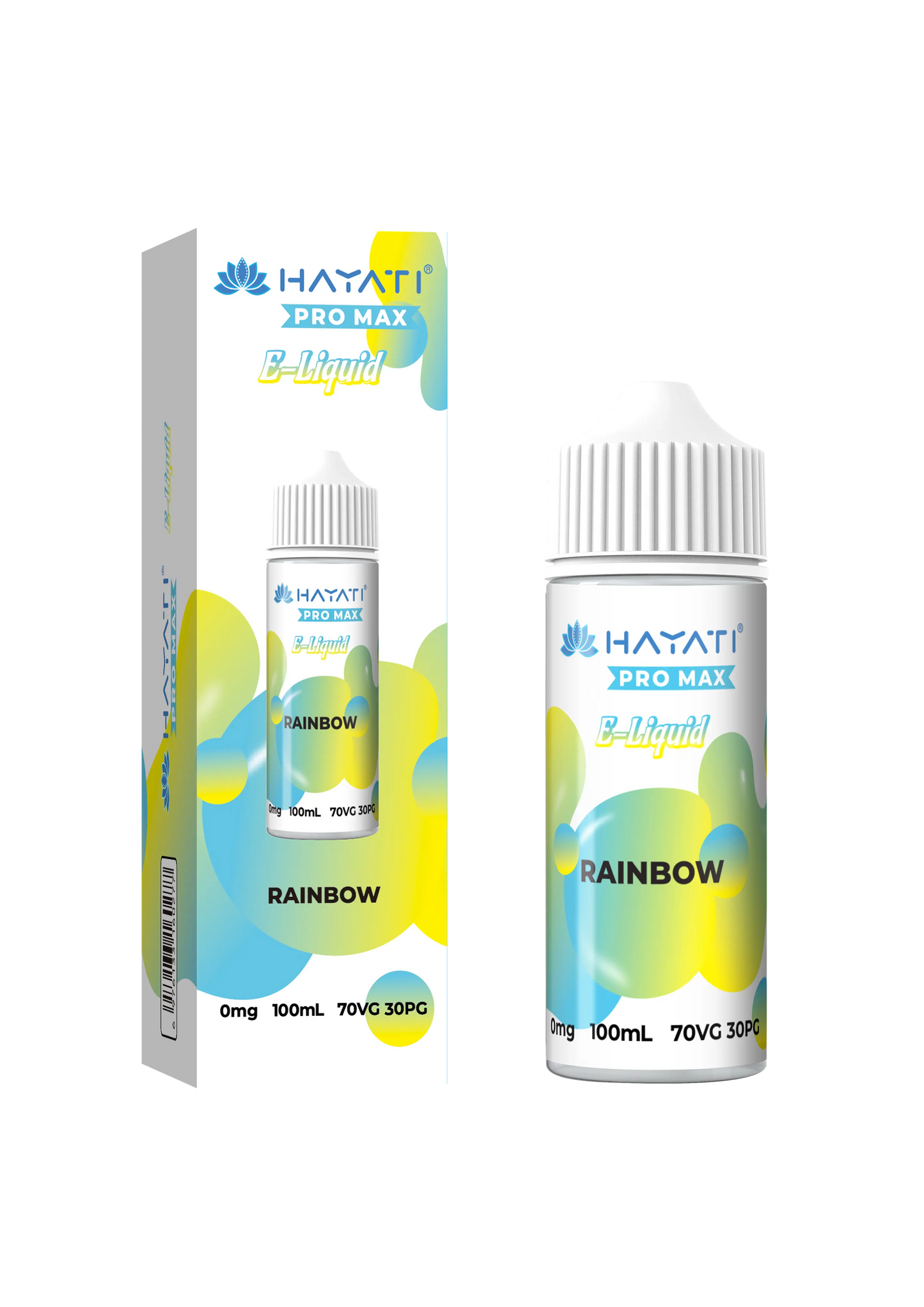 RAINBOW BY HAYATI PRO MAX E LIQUID 100ML 70VG