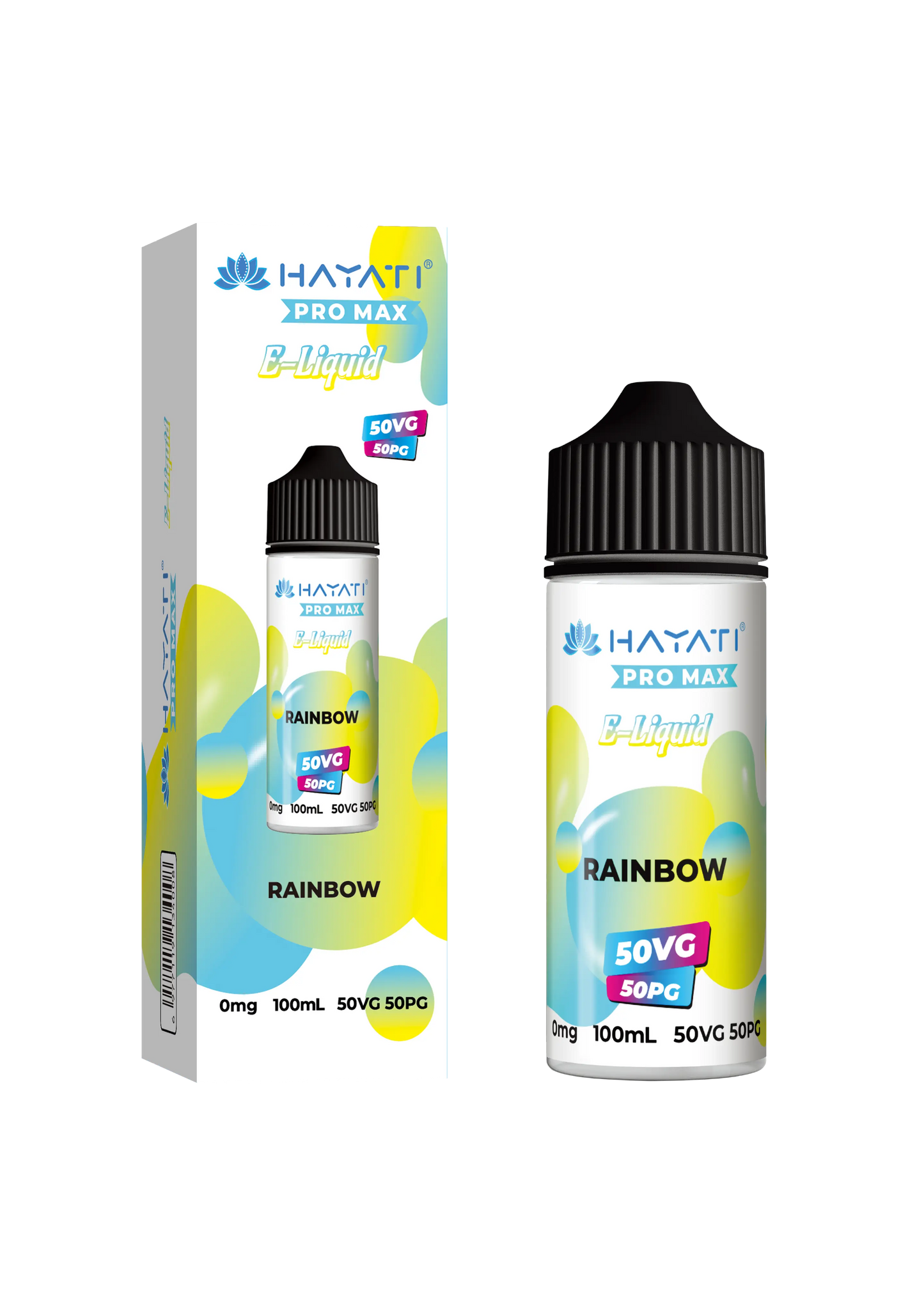 RAINBOW BY HAYATI PRO MAX E LIQUID 100ML 50VG