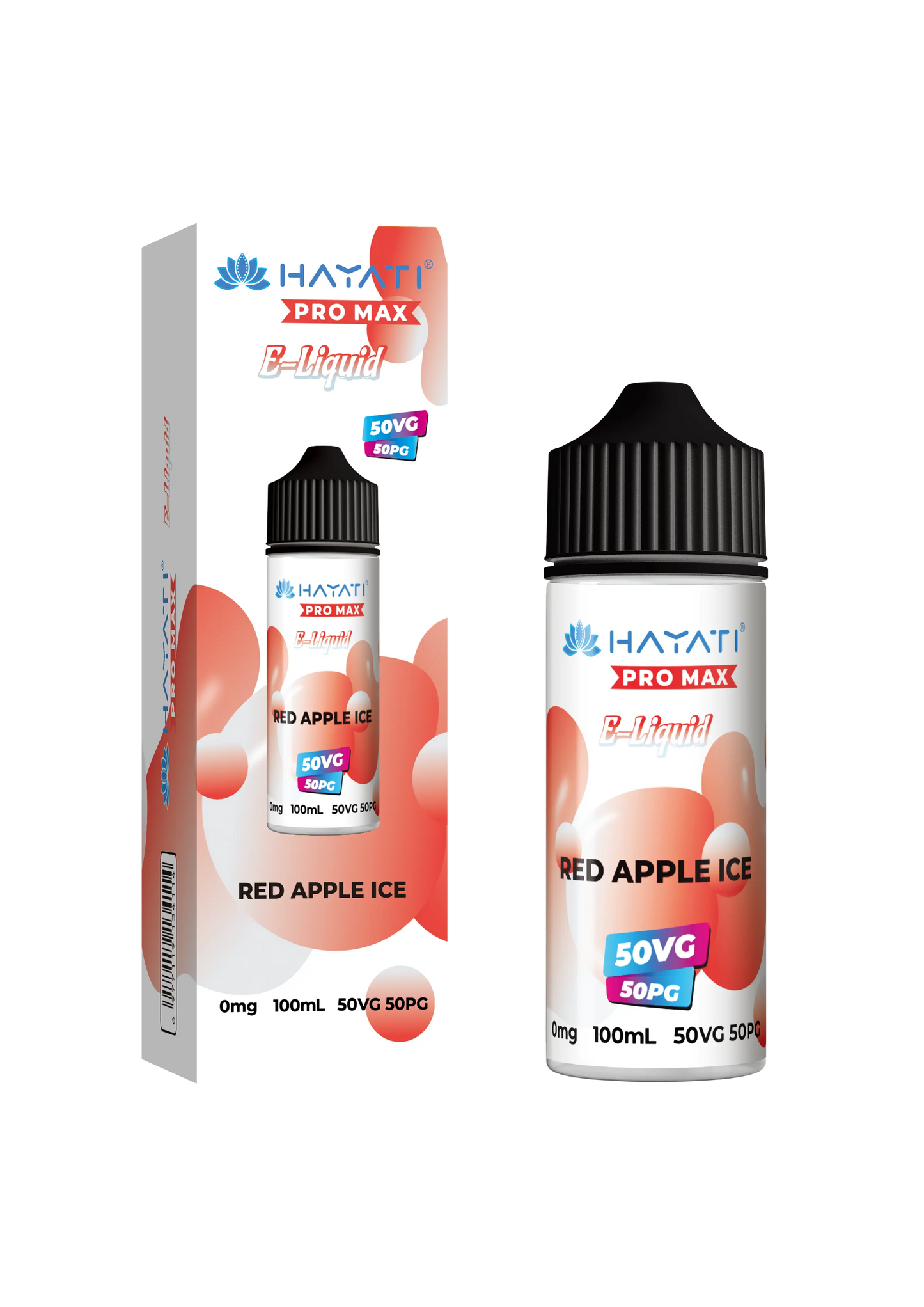 RED APPLE ICE BY HAYATI PRO MAX E LIQUID 100ML 50VG