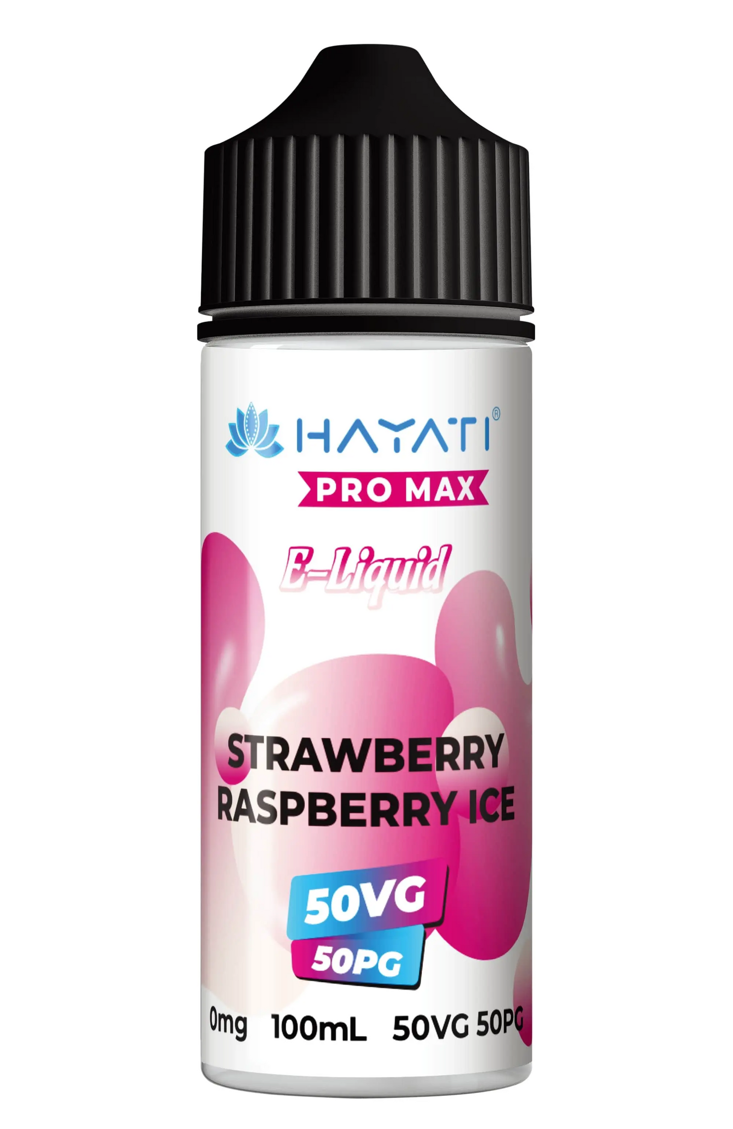 STRAWBERRY RASPBERRY ICE BY HAYATI PRO MAX E LIQUID 100ML 50VG