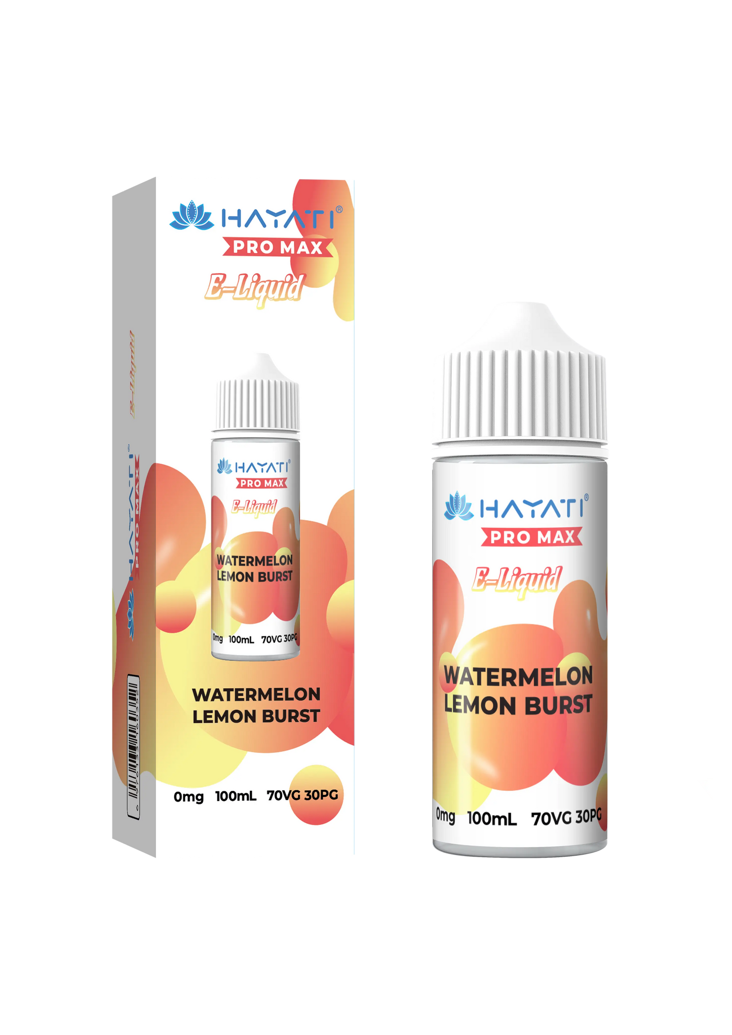 WATERMELON LEMON BURST BY HAYATI PRO MAX E LIQUID 100ML 70VG