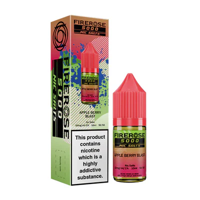 APPLE BERRY BLAST NICOTINE SALT E-LIQUID BY FIREROSE 5000