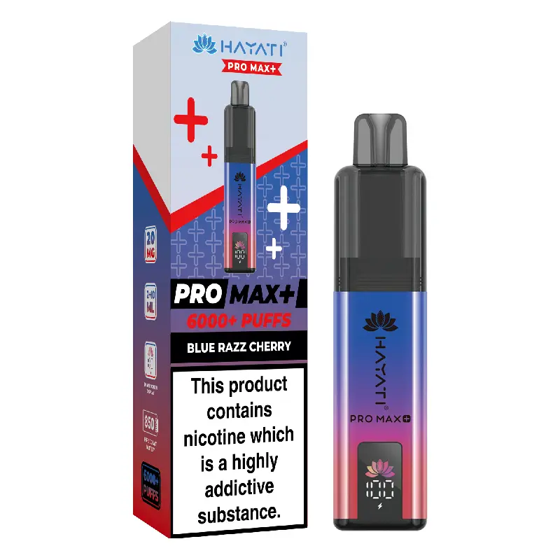 Hayati Pro Max 6000+ Blue Razz Cherry