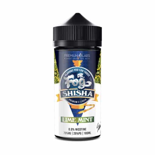 LIME MINT SHISHA E LIQUID BY DR FOG 100ML 75VG