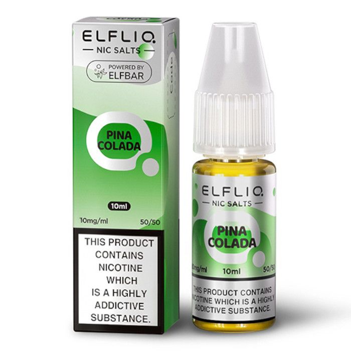 PINA COLADA NICOTINE SALT E-LIQUID BY ELFLIQ - ELFBAR