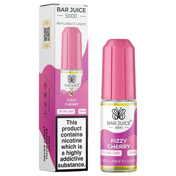 FIZZY CHERRY NICOTINE SALT E-LIQUID BY BAR JUICE 5000