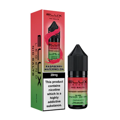 RASPBERRY WATERMELON NIC SALT E-LIQUID BY ELUX LEGEND