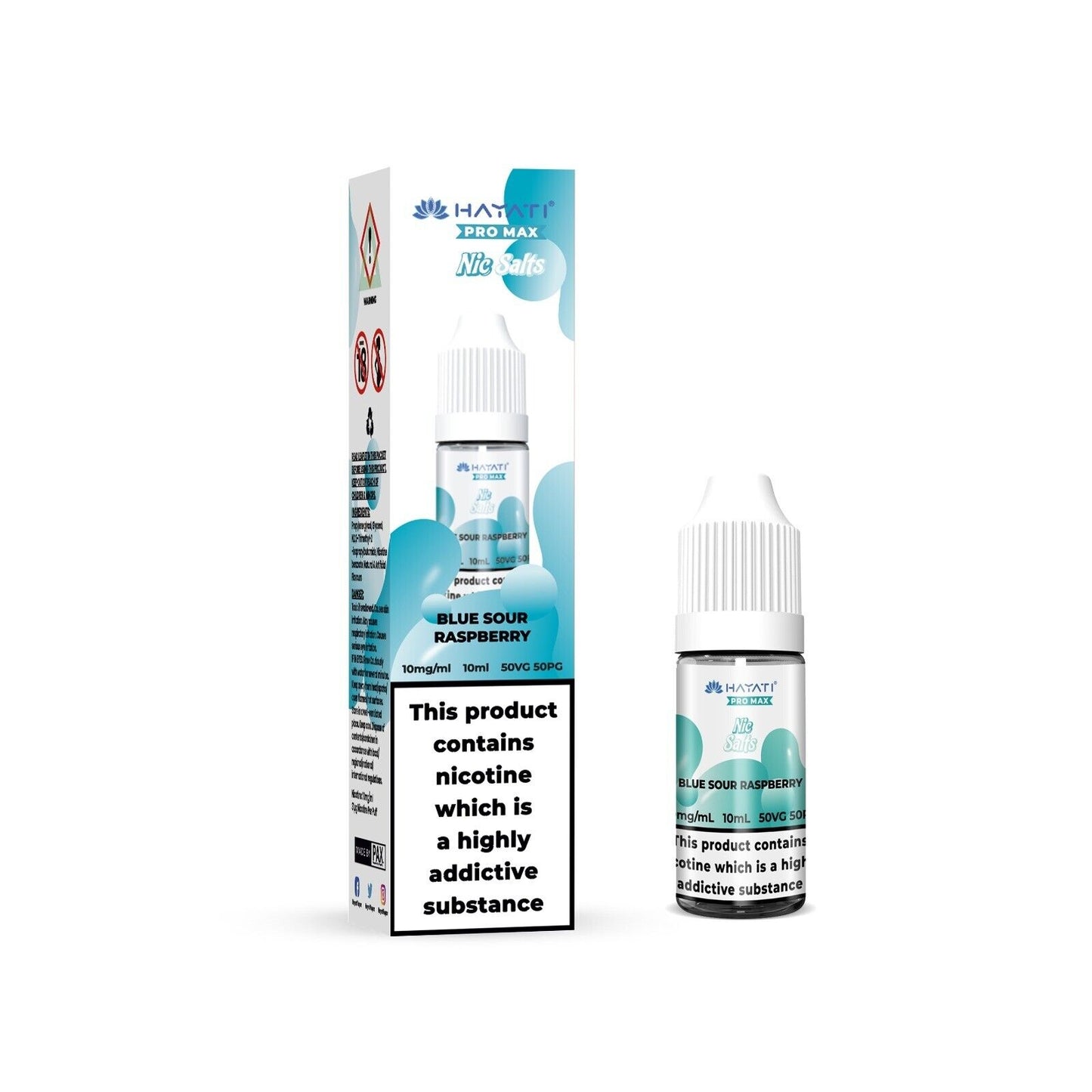 BLUEBERRY SOUR RASPBERRY NICOTINE SALT E-LIQUID BY CRYSTAL PRO MAX