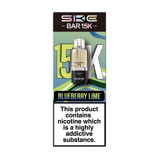 SKE BAR 15K BLUEBERRY LIME PREFILLED REFILL PODS