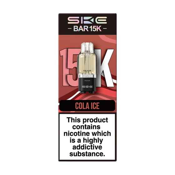 SKE BAR 15K COLA ICE PREFILLED REFILL PODS