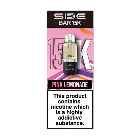 SKE BAR 15K PINK LEMONADE PREFILLED REFILL PODS