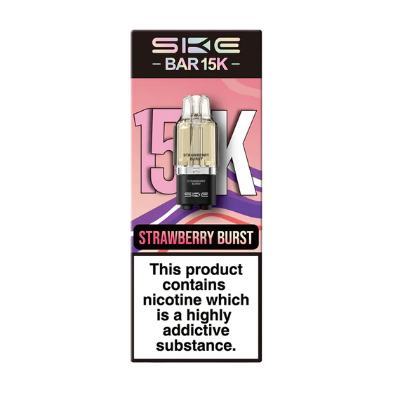 SKE BAR 15K STRAWBERRY BURST PREFILLED REFILL PODS