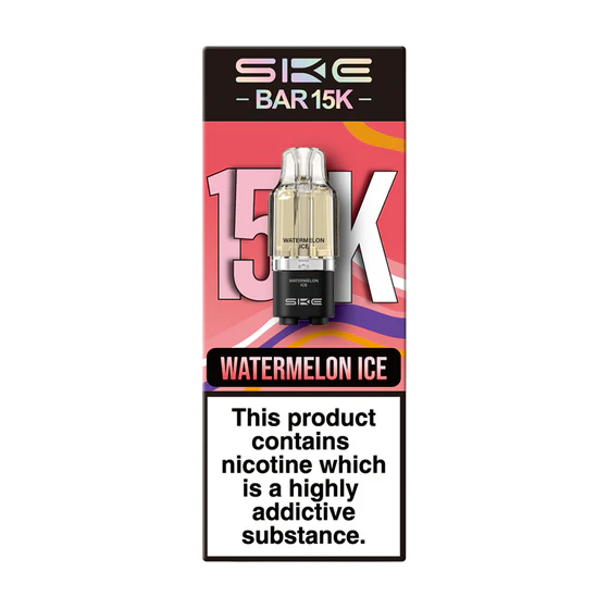 SKE BAR 15K WATERMELON ICE PREFILLED REFILL PODS