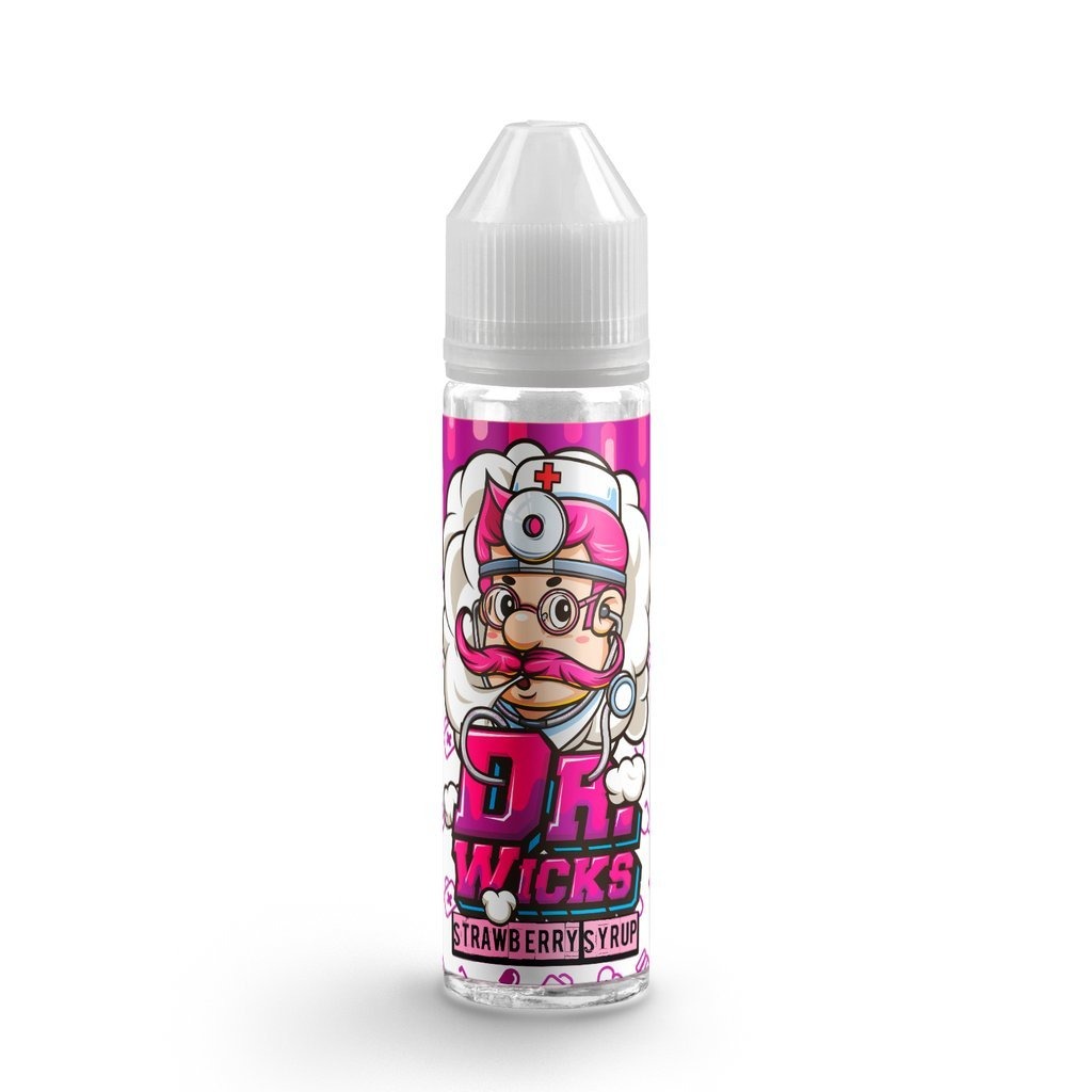 STRAWBERRY SYRUP E LIQUID BY DR WICKS 50ML 70VG - Eliquids Outlet