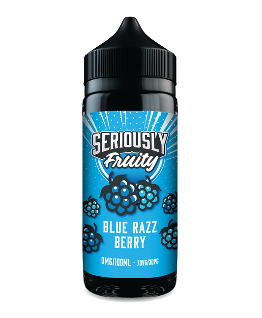 BLUE RAZZ BERRY E-LIQUID BY SERIOUSLY FRUITY / DOOZY VAPE CO 100ML 70VG
