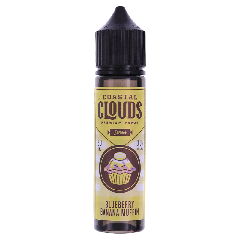 BLUEBERRY BANANA MUFFIN E LIQUID BY COASTAL CLOUDS - SWEETS  50ML 70VG