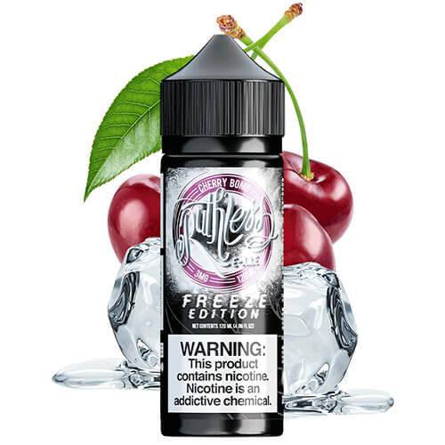 CHERRY BOMB FREEZE EDITION E LIQUID BY RUTHLESS 100ML 70VG