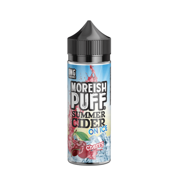 CHERRY E LIQUID BY MOREISH PUFF - SUMMER CIDER ON ICE 100ML 70VG - Eliquids Outlet