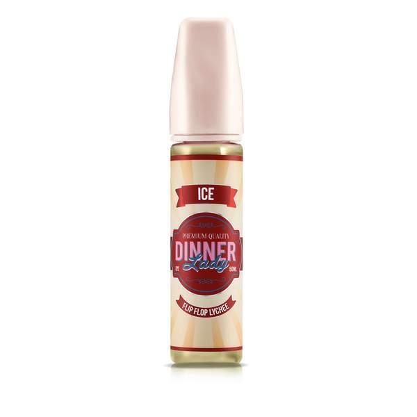 FLIP FLOP LYCHEE ICE E LIQUID BY DINNER LADY - ICE 50ML 70VG - Eliquids Outlet