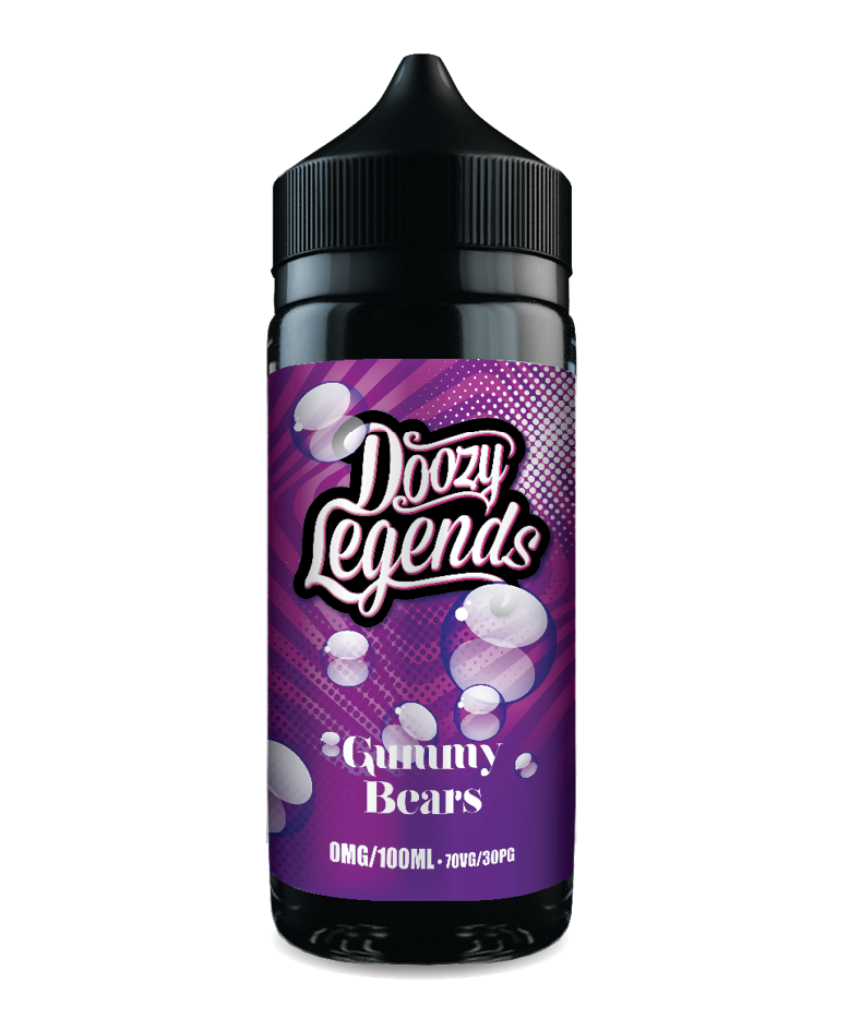 Gummy-Bears-Doozy-Legends-100ml-eliquid-vape-juice-shortfill-eliquidsoutlet-120ml-70vg