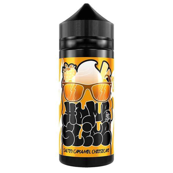 SALTED CARAMEL CHEESECAKE E LIQUID BY HOME SLICE 100ML 70VG - Eliquids Outlet