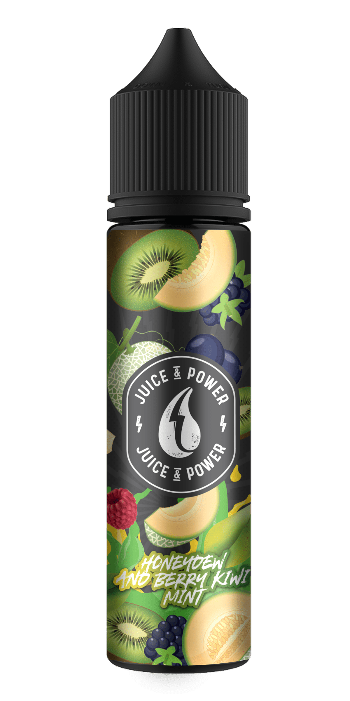HONEYDEW AND BERRY KIWI MINT E LIQUID BY JUICE 'N' POWER 50ML 70VG - Eliquids Outlet