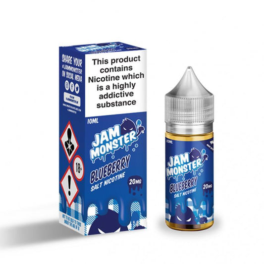 BLUEBERRY JAM NICOTINE SALT E-LIQUID BY JAM MONSTER - Eliquids Outlet