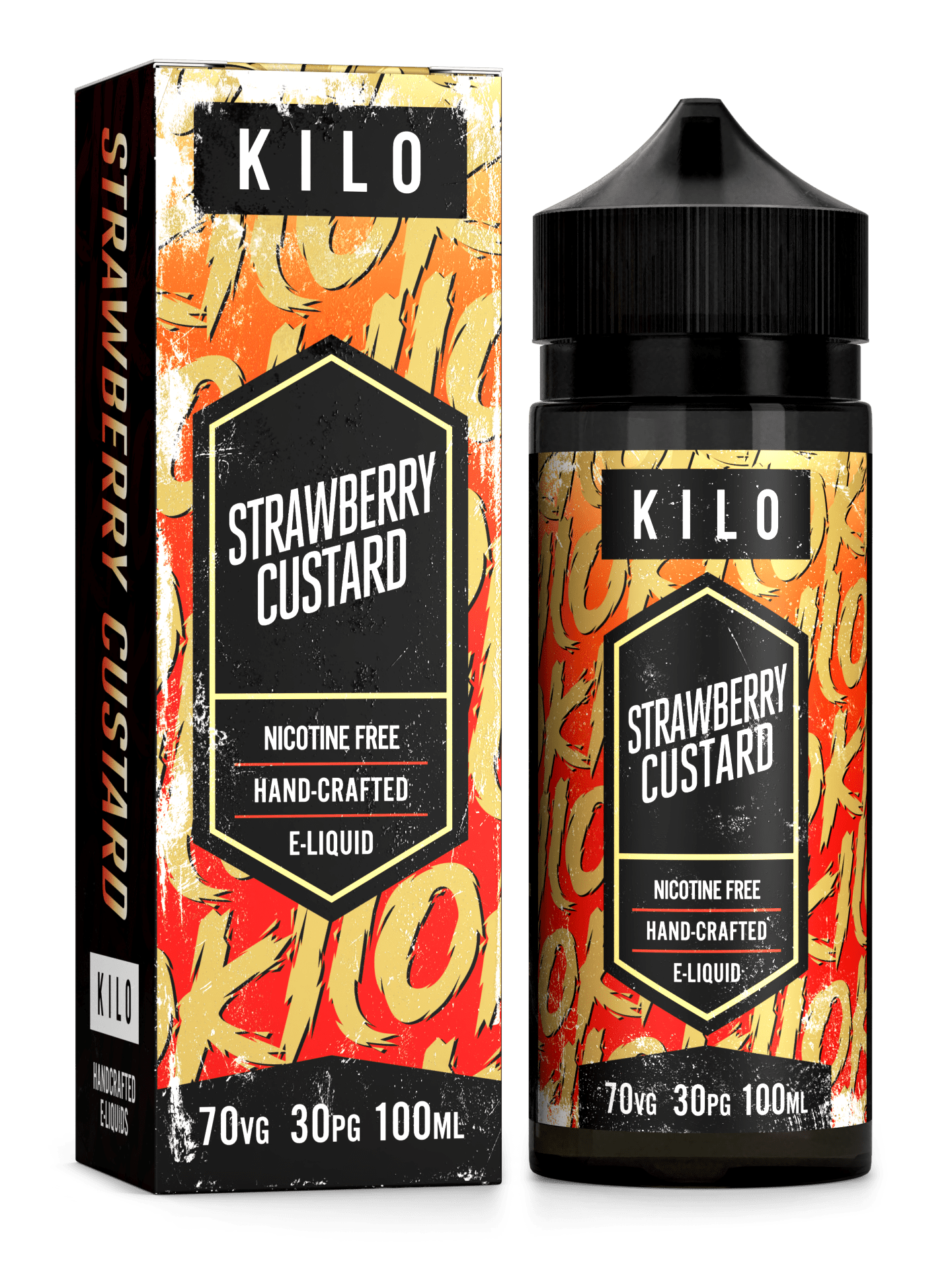 STRAWBERRY CUSTARD E LIQUID BY KILO 100ML 70VG - Eliquids Outlet