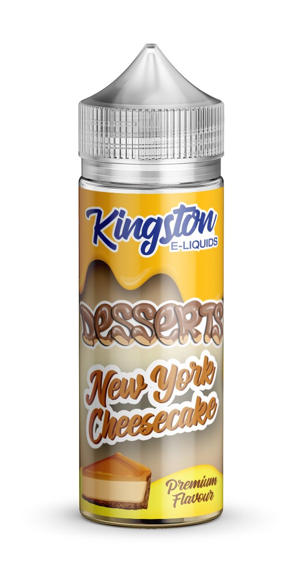 NEW YORK CHEESECAKE E LIQUID KINGSTON DESSERTS 100ML 70VG - Eliquids Outlet