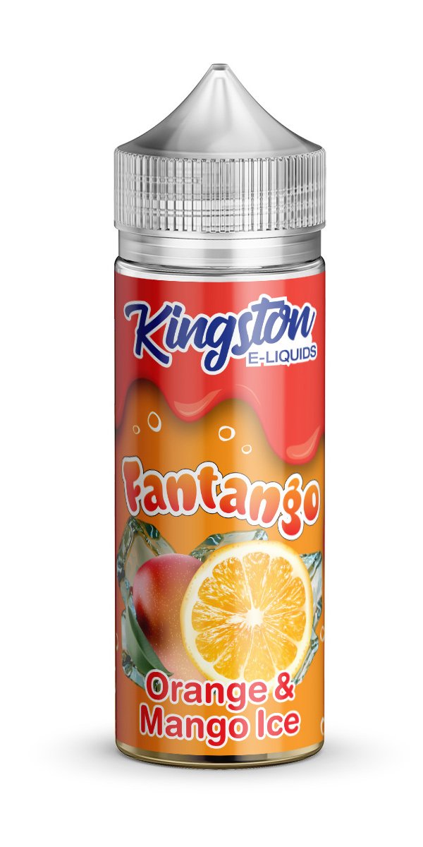 ORANGE & MANGO ICE E LIQUID KINGSTON FANTANGO 100ML 70VG - Eliquids Outlet