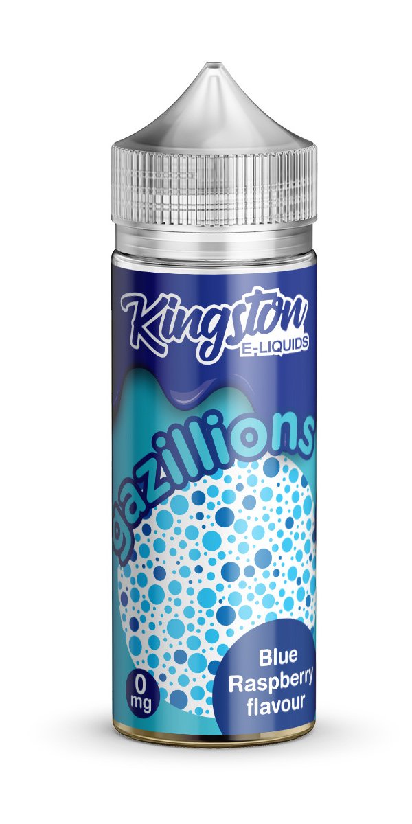 BLUE RASPBERRY E LIQUID KINGSTON GAZZILIONS 100ML 70VG - Eliquids Outlet