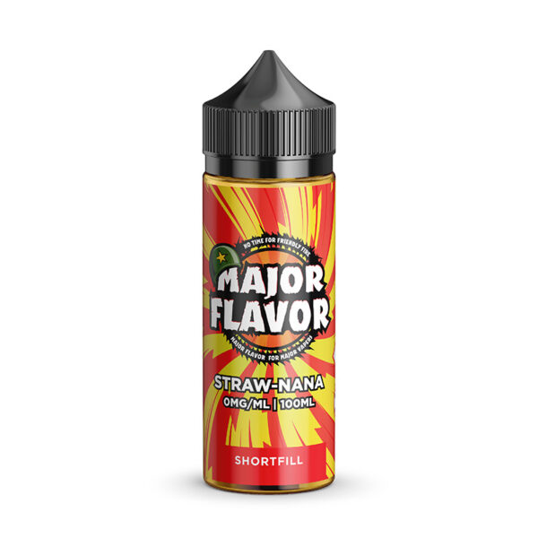 Major-Flavor-straw-nana-e-100ml-eliquid-shortfill-bottle-e-liquid-vape-juice-uk