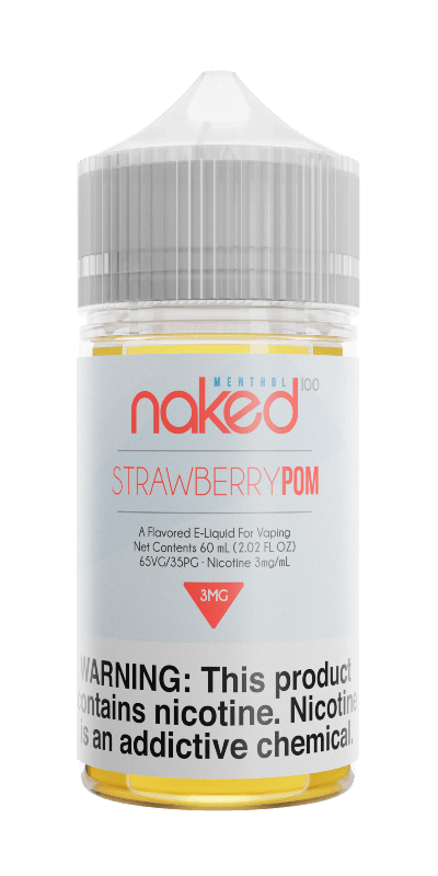 STRAWBERRY POM (FORMERLY BRAIN FREEZE) E LIQUID BY NAKED 100 - MENTHOL 50ML 70VG - Eliquids Outlet