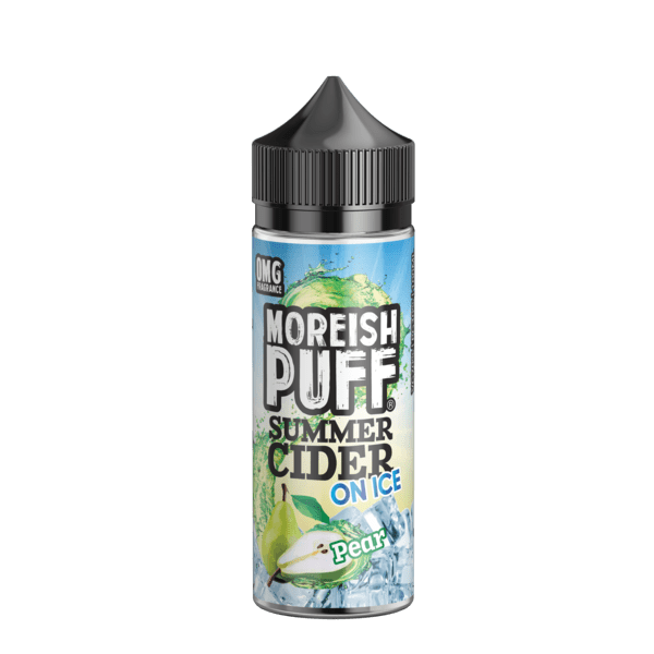PEAR E LIQUID BY MOREISH PUFF - SUMMER CIDER ON ICE 100ML 70VG - Eliquids Outlet