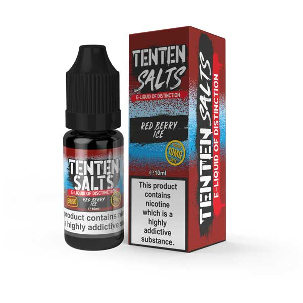 RED BERRY ICE NICOTINE SALT E-LIQUID BY TENTEN