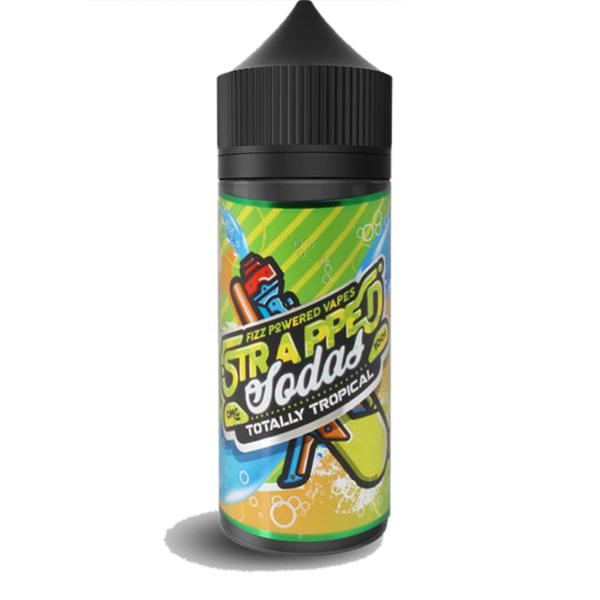 TOTALLY TROPICAL E LIQUID BY STRAPPED SODAS 100ML 70VG - Eliquids Outlet
