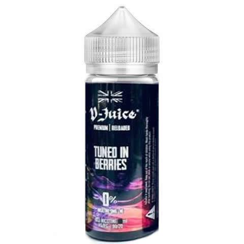 TUNED IN BERRIES E LIQUID BY V JUICE 100ML 80VG - Eliquids Outlet