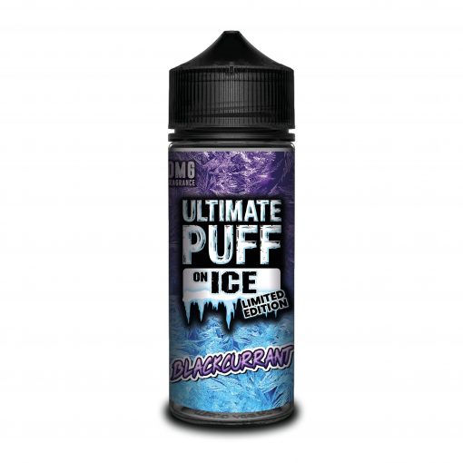BLACKCURRANT E LIQUID BY ULTIMATE PUFF ON ICE 100ML 70VG