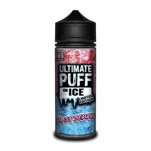 RASPBERRY E LIQUID BY ULTIMATE PUFF ON ICE 100ML 70VG - Eliquids Outlet