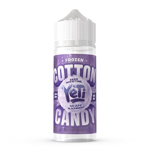 FROZEN COTTON CANDY GRAPE BLACKBERRY E-LIQUID BY YETI 100ML 70VG