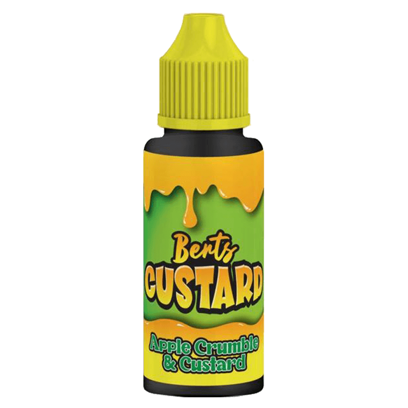APPLE CRUMBLE & CUSTARD E LIQUID BY BERT'S CUSTARD 100ML 70VG