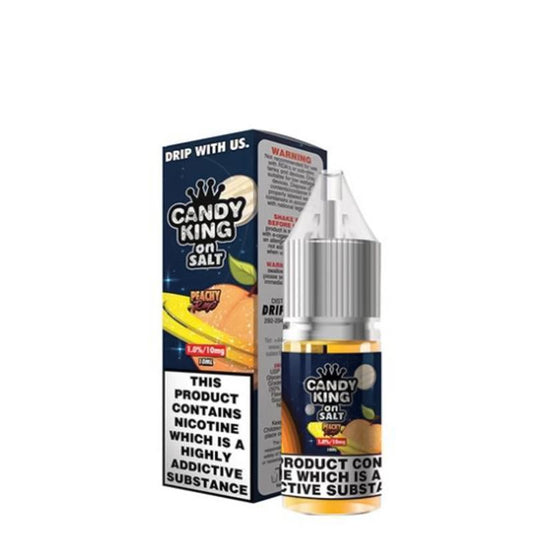 PEACHY RINGS NICOTINE SALT E-LIQUID BY CANDY KING ON SALT - Eliquids Outlet