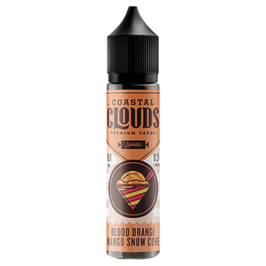 BLOOD ORANGE MANGO SNOW CONE E LIQUID BY COASTAL CLOUDS - SWEETS  50ML 70VG