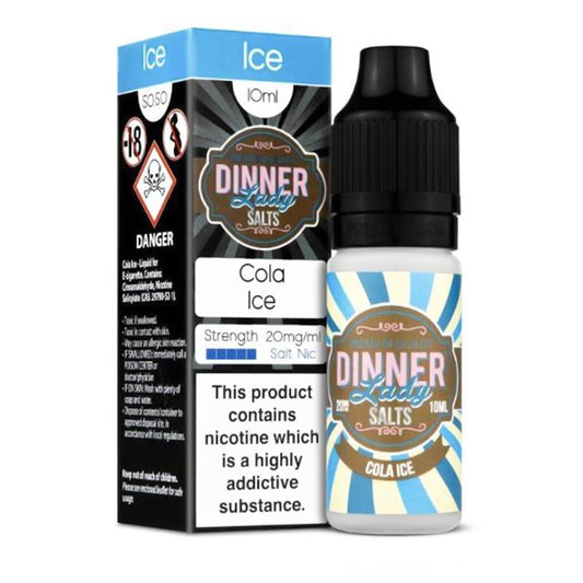 COLA ICE NICOTINE SALT E-LIQUID BY DINNER LADY SALTS - Eliquids Outlet