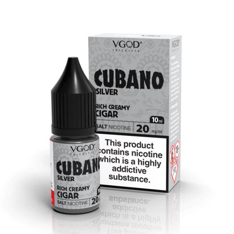 CUBANO SILVER NICOTINE SALT E-LIQUID BY VGOD - Eliquids Outlet